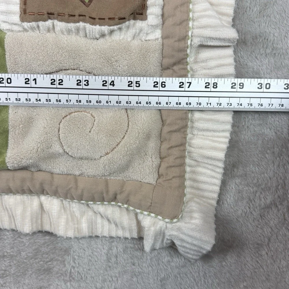VTG Winnie the Pooh Baby Crib Blanket Patchwork Tigger Piglet Eeyore Pooh Disney